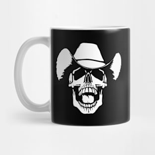 Laughing Cowboy Skull Mug